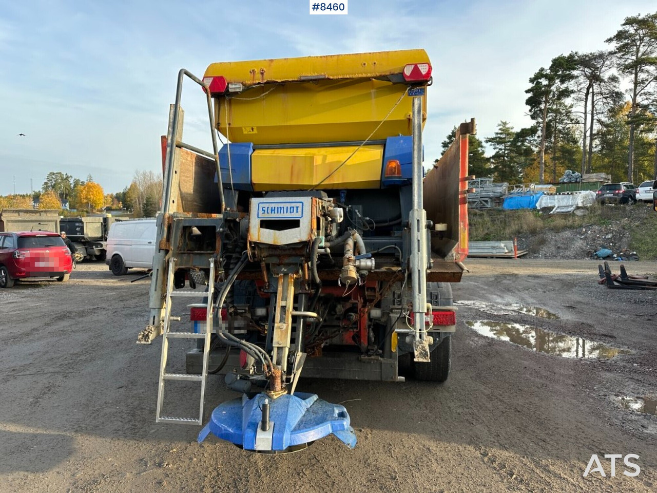Tipper truck, Scania G410, Front plow, Salt spreader (See video) - Кипер, Машина за чистење снег: слика 4 Tipper truck, Scania G410, Front plow, Salt spreader (See video) - Кипер, Машина за чистење снег: слика 4