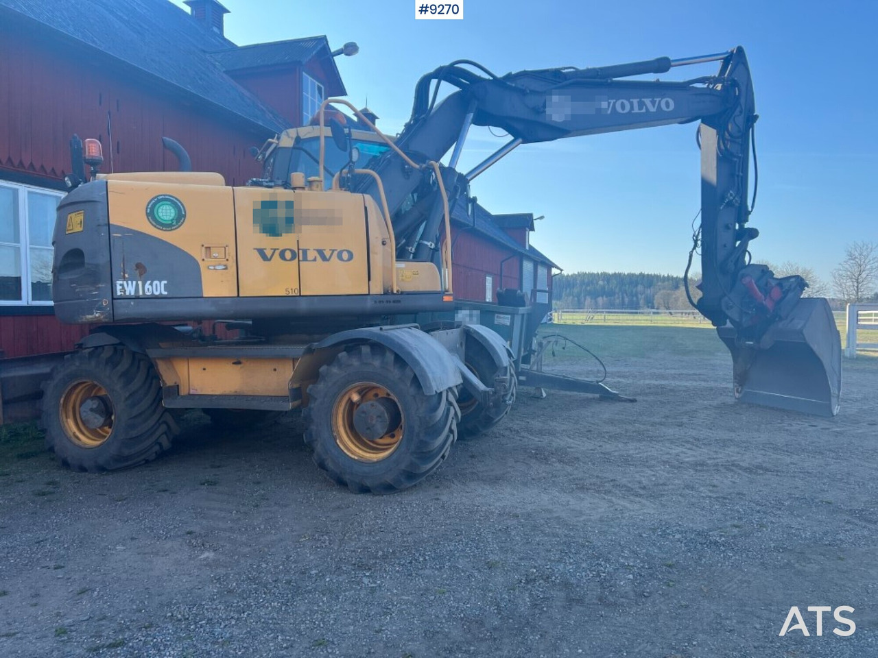 Volvo EW 160 C wheeled excavator (VIDEO) - Багер на тркала: слика 4 Volvo EW 160 C wheeled excavator (VIDEO) - Багер на тркала: слика 4