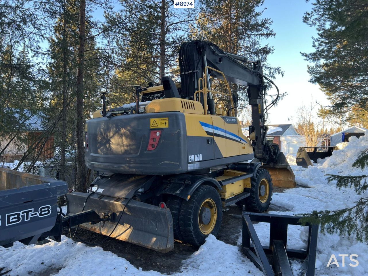 Volvo EW 160 D with Digging System, Tipper and Attachments - Багер на тркала: слика 4 Volvo EW 160 D with Digging System, Tipper and Attachments - Багер на тркала: слика 4
