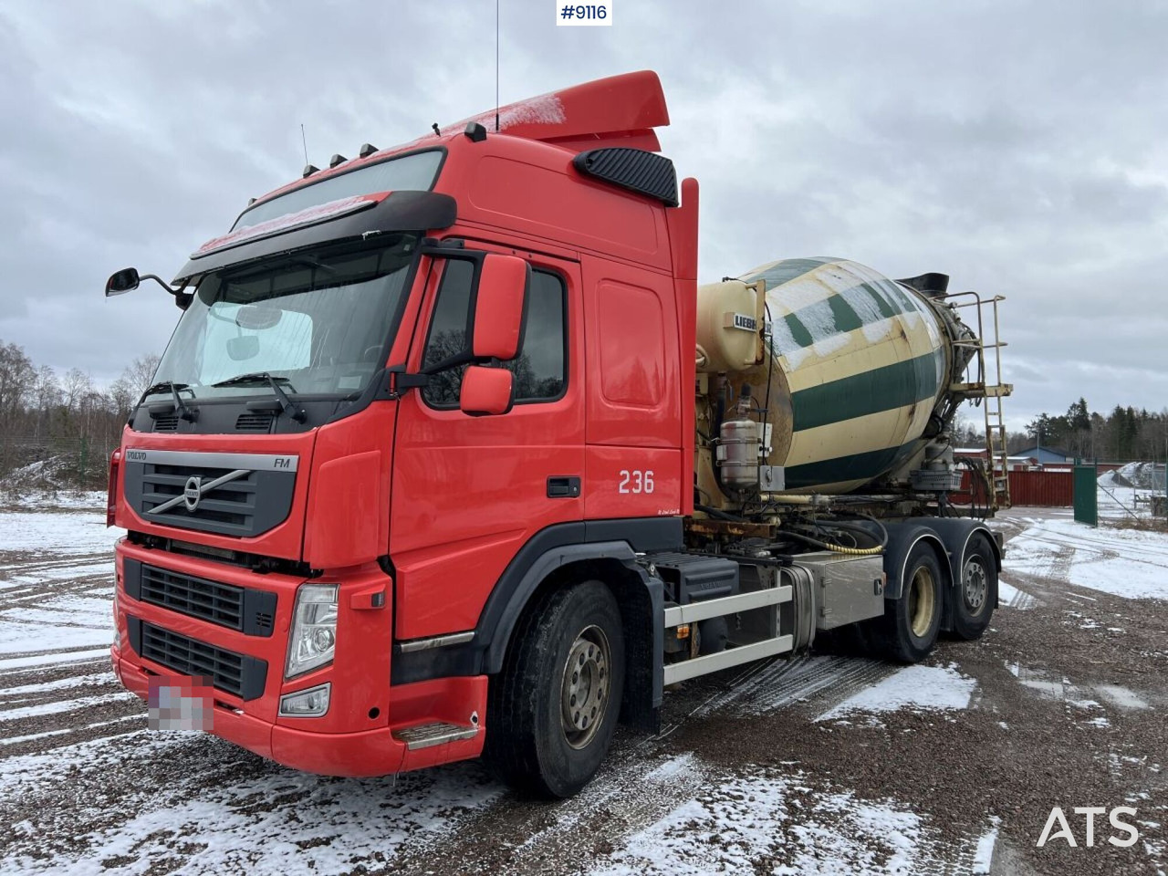 Volvo FM 6X2 Quick lock with concrete rotator (VIDEO) - Камион миксер за бетон: слика 1 Volvo FM 6X2 Quick lock with concrete rotator (VIDEO) - Камион миксер за бетон: слика 1
