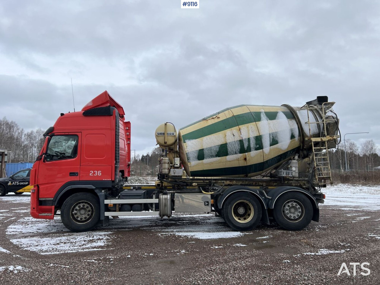 Volvo FM 6X2 Quick lock with concrete rotator (VIDEO) - Камион миксер за бетон: слика 3 Volvo FM 6X2 Quick lock with concrete rotator (VIDEO) - Камион миксер за бетон: слика 3