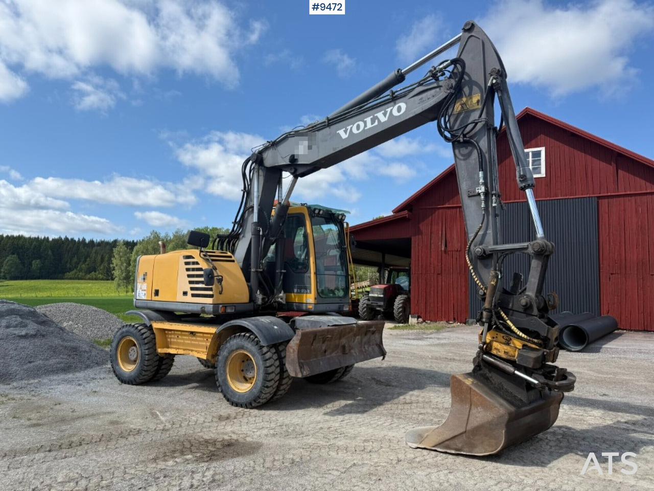 Wheel excavator Volvo EW160B, Tiltrotator - Багер на тркала: слика 1 Wheel excavator Volvo EW160B, Tiltrotator - Багер на тркала: слика 1