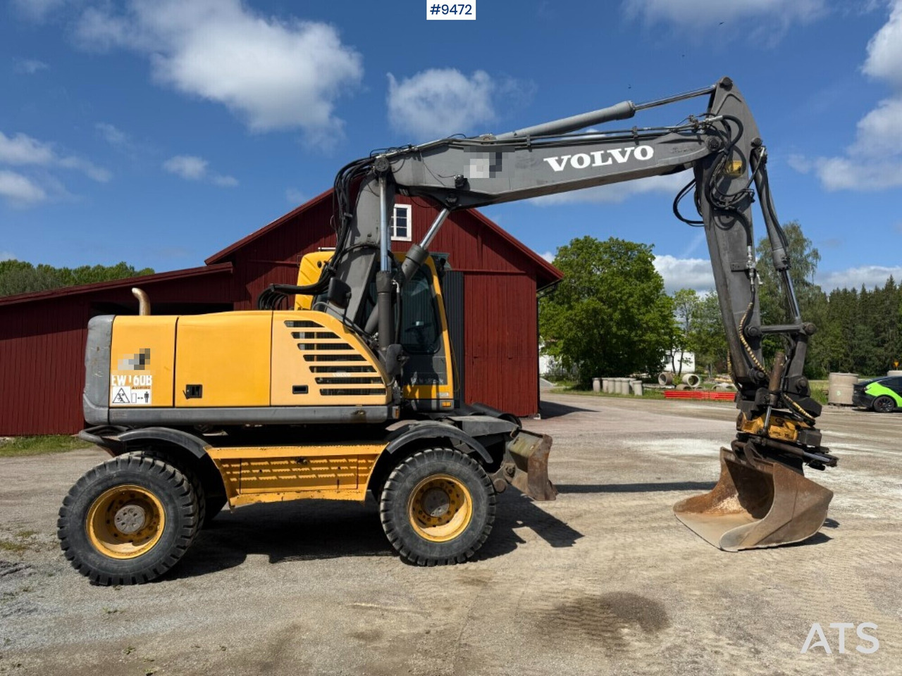 Wheel excavator Volvo EW160B, Tiltrotator - Багер на тркала: слика 2 Wheel excavator Volvo EW160B, Tiltrotator - Багер на тркала: слика 2