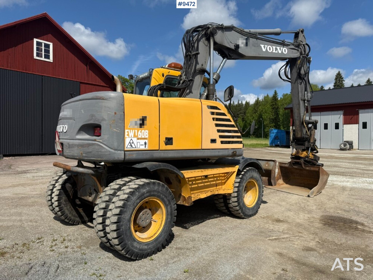 Wheel excavator Volvo EW160B, Tiltrotator - Багер на тркала: слика 3 Wheel excavator Volvo EW160B, Tiltrotator - Багер на тркала: слика 3