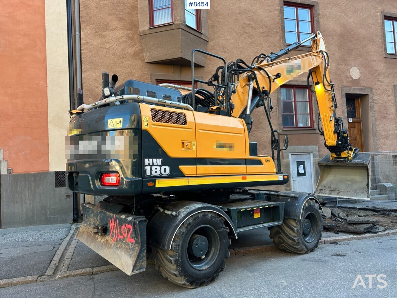 Wheeled excavator Hyundai HW180 with rotor digging system and gear (SEE VIDEO) - Багер на тркала: слика 3 Wheeled excavator Hyundai HW180 with rotor digging system and gear (SEE VIDEO) - Багер на тркала: слика 3