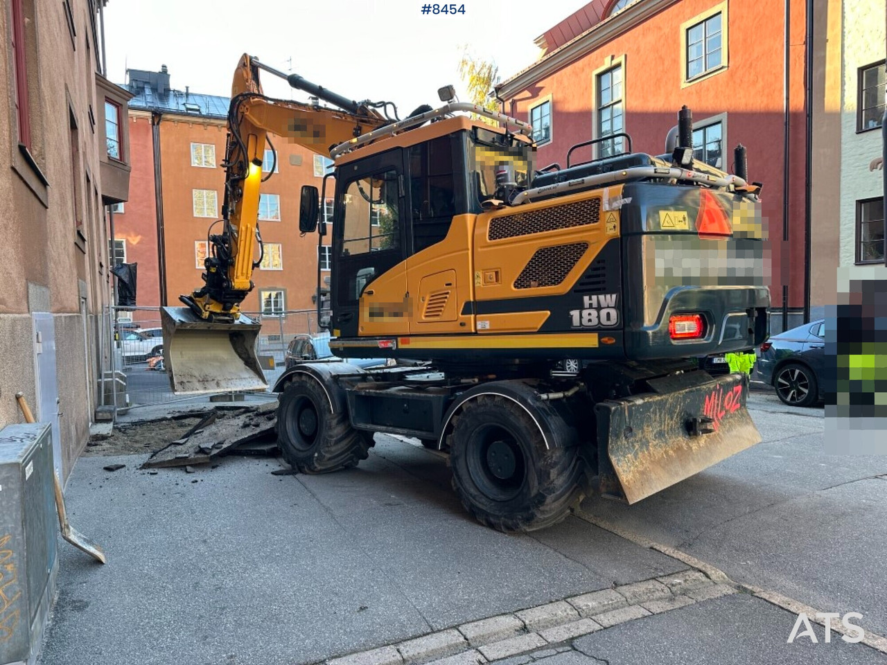 Wheeled excavator Hyundai HW180 with rotor digging system and gear (SEE VIDEO) - Багер на тркала: слика 2 Wheeled excavator Hyundai HW180 with rotor digging system and gear (SEE VIDEO) - Багер на тркала: слика 2