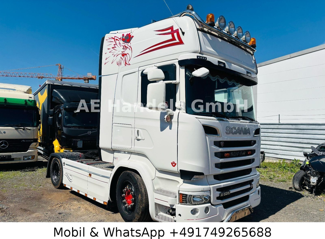 Scania R520 TopLine LL LOW *Retarder/Standklima/2xTank - Камион влекач: слика 1 Scania R520 TopLine LL LOW *Retarder/Standklima/2xTank - Камион влекач: слика 1