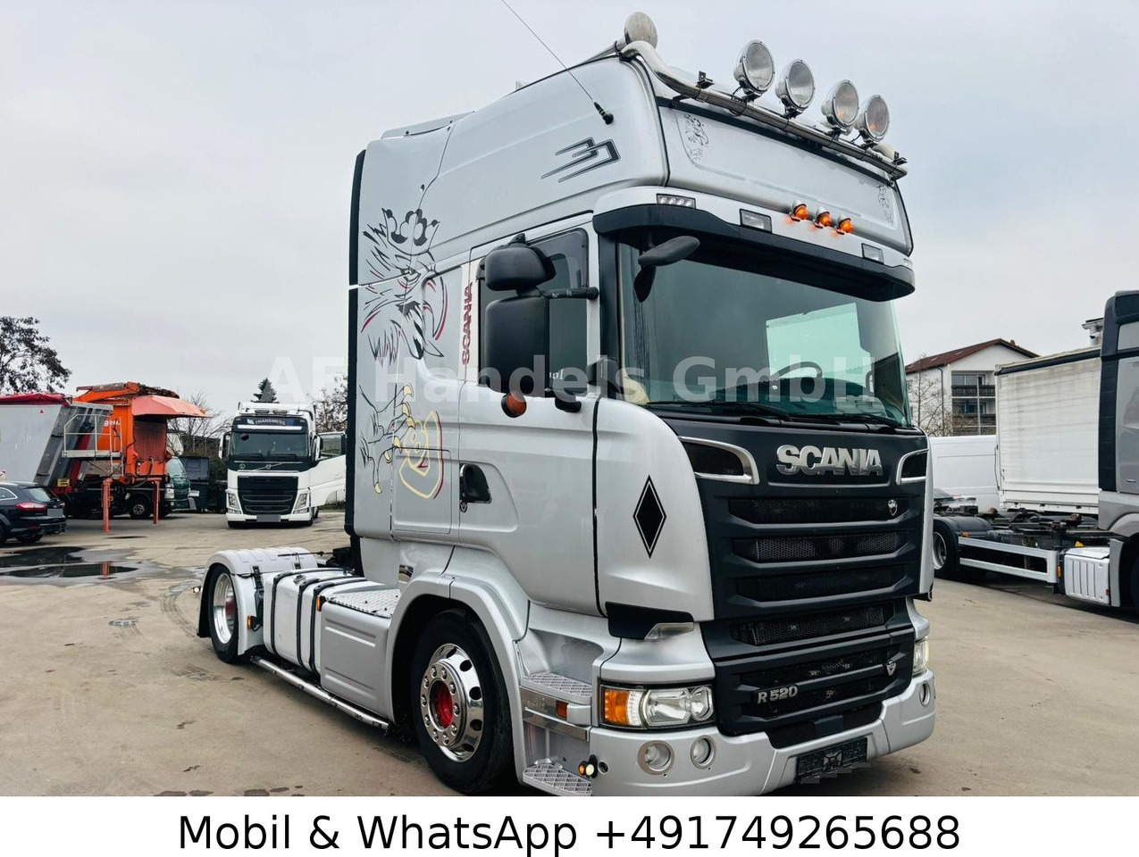Scania R520 V8 TopLine LL Low *Retarder/Hubsattel/ACC - Камион влекач: слика 1 Scania R520 V8 TopLine LL Low *Retarder/Hubsattel/ACC - Камион влекач: слика 1