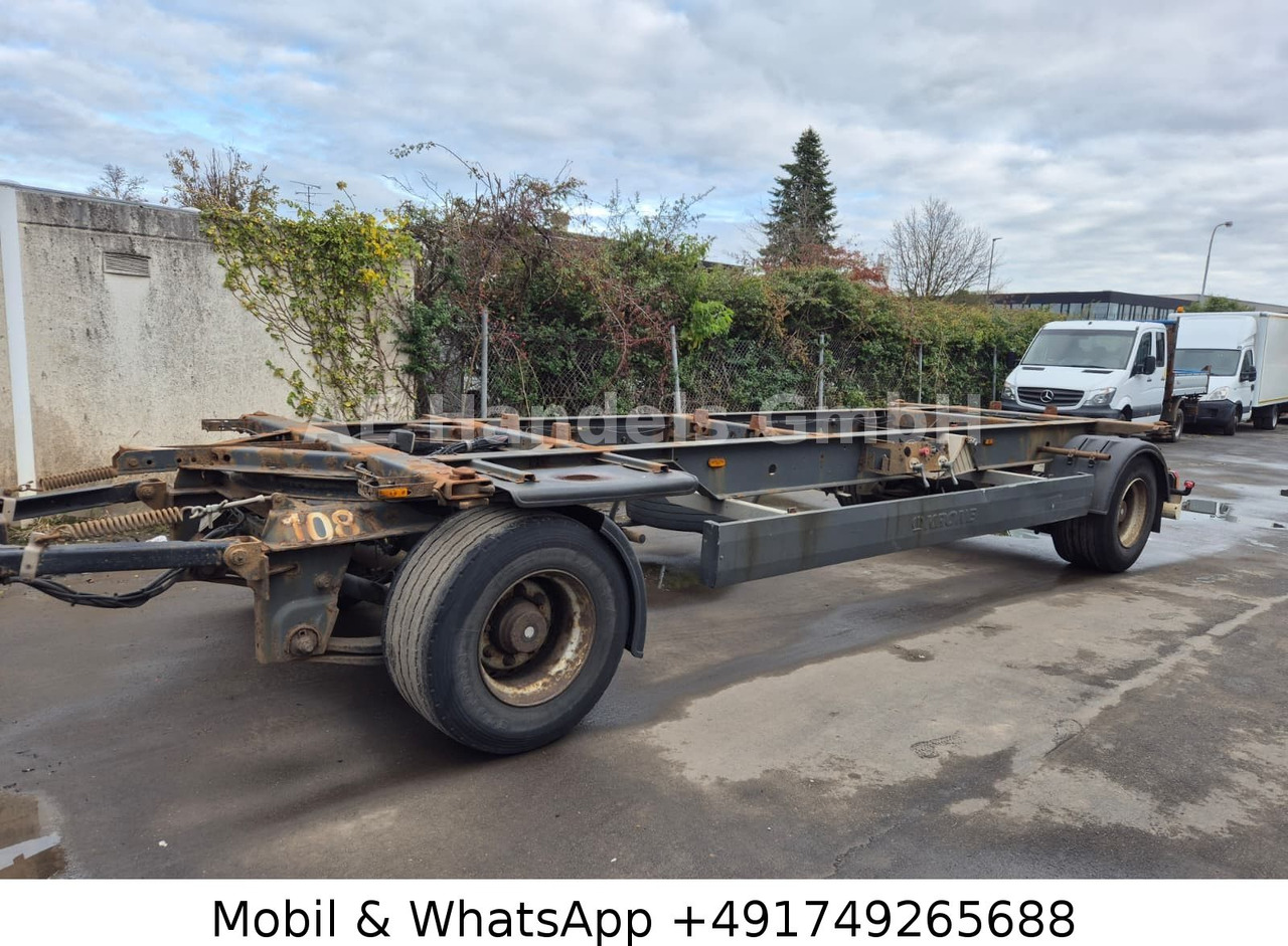 Krone AZW 18 BDF Drehschermel*Scheibenbremsen/VollLuft - Шасијска приколка: слика 2 Krone AZW 18 BDF Drehschermel*Scheibenbremsen/VollLuft - Шасијска приколка: слика 2