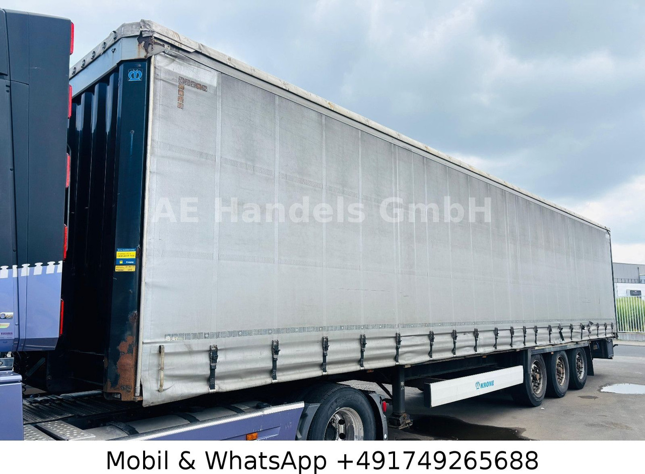 Полуприколка со церада Krone SD *Edscha / Tautliner / 1.Liftachse / CodeXL: слика 1