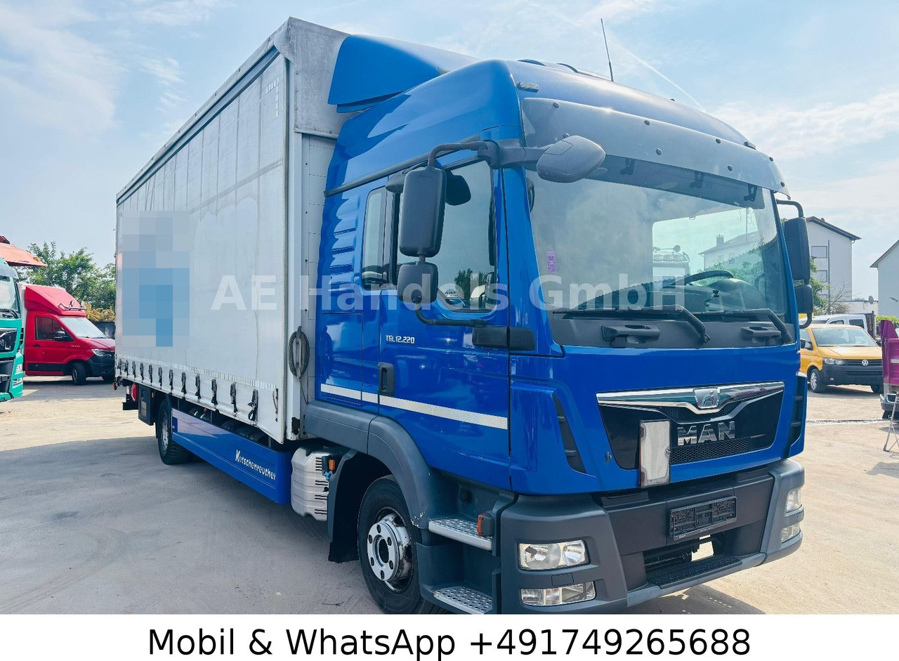 MAN TGL 12.220 LX BL*Tautliner/Edscha/LBW/Standklima - Камион со церада: слика 1 MAN TGL 12.220 LX BL*Tautliner/Edscha/LBW/Standklima - Камион со церада: слика 1