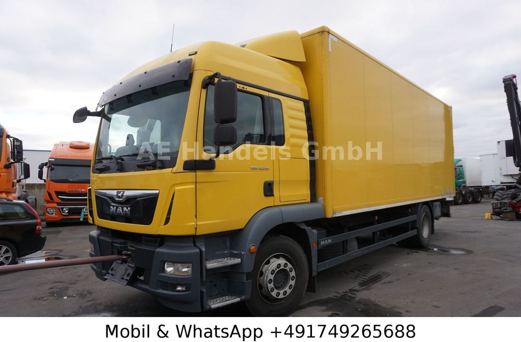 MAN TGM 15.290 LX BL *LDW/LBW-BÄR/2xTank /AHK - Камион сандучар: слика 1 MAN TGM 15.290 LX BL *LDW/LBW-BÄR/2xTank /AHK - Камион сандучар: слика 1
