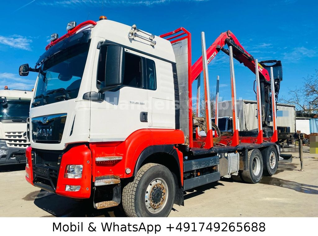 MAN TGS 28.500 XLX BL 6x4 *Palfinger-Epsilon-M12Z/AP - Камион за дрва, Камион со кран: слика 1 MAN TGS 28.500 XLX BL 6x4 *Palfinger-Epsilon-M12Z/AP - Камион за дрва, Камион со кран: слика 1