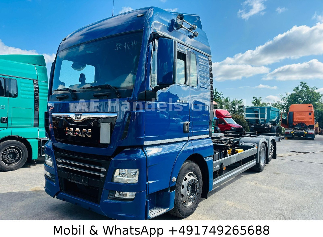MAN TGX 26.510 XLX LL 6x2*Retarder/Lenk+Lift/ACC/LDW - Транспортер на контејнер/ Камион со променливо тело: слика 1 MAN TGX 26.510 XLX LL 6x2*Retarder/Lenk+Lift/ACC/LDW - Транспортер на контејнер/ Камион со променливо тело: слика 1