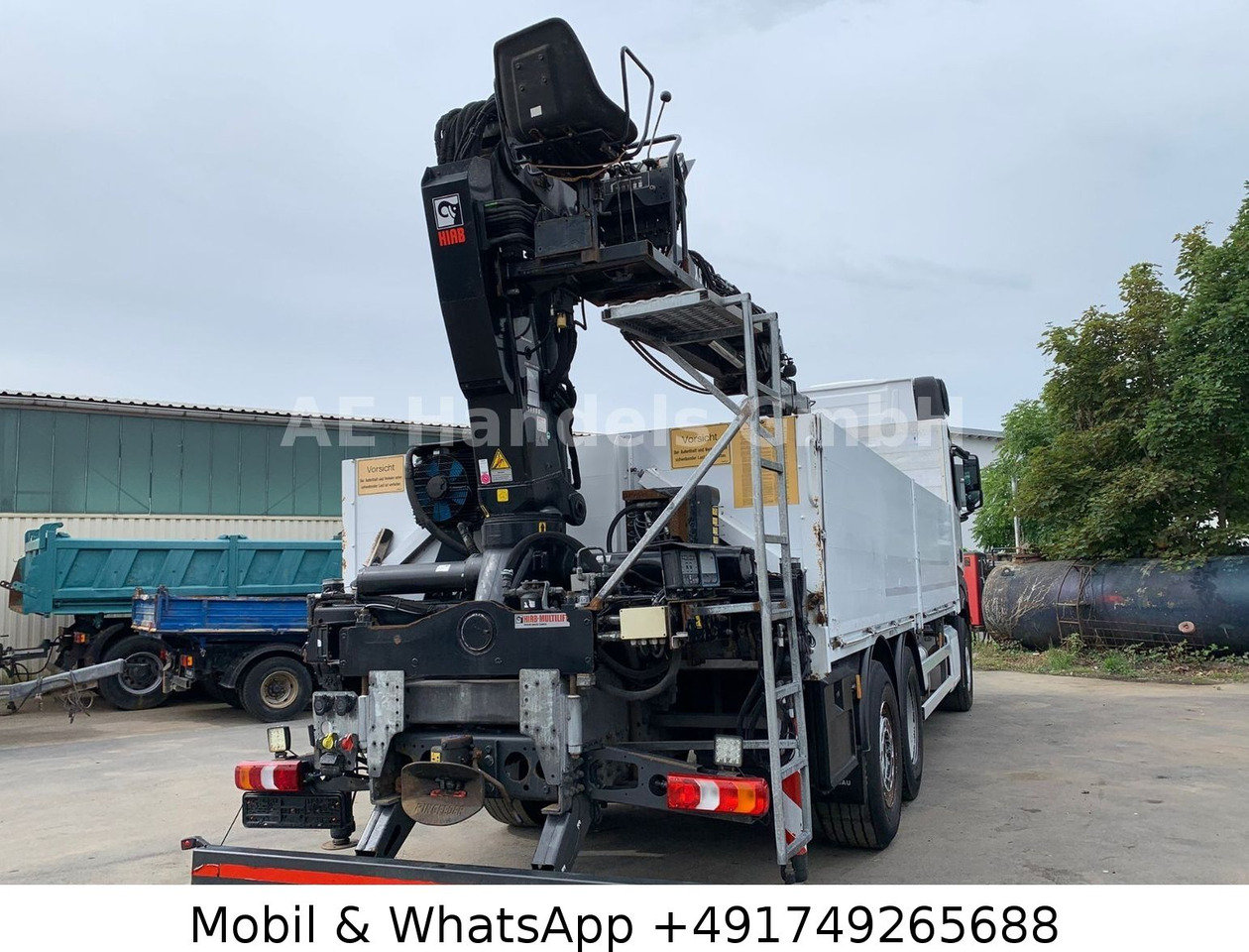 Mercedes-Benz Actros IV 2645 L LL 6x2 *Retarder/Hiab-177K-Pro - Камион со платформа, Камион со кран: слика 5 Mercedes-Benz Actros IV 2645 L LL 6x2 *Retarder/Hiab-177K-Pro - Камион со платформа, Камион со кран: слика 5