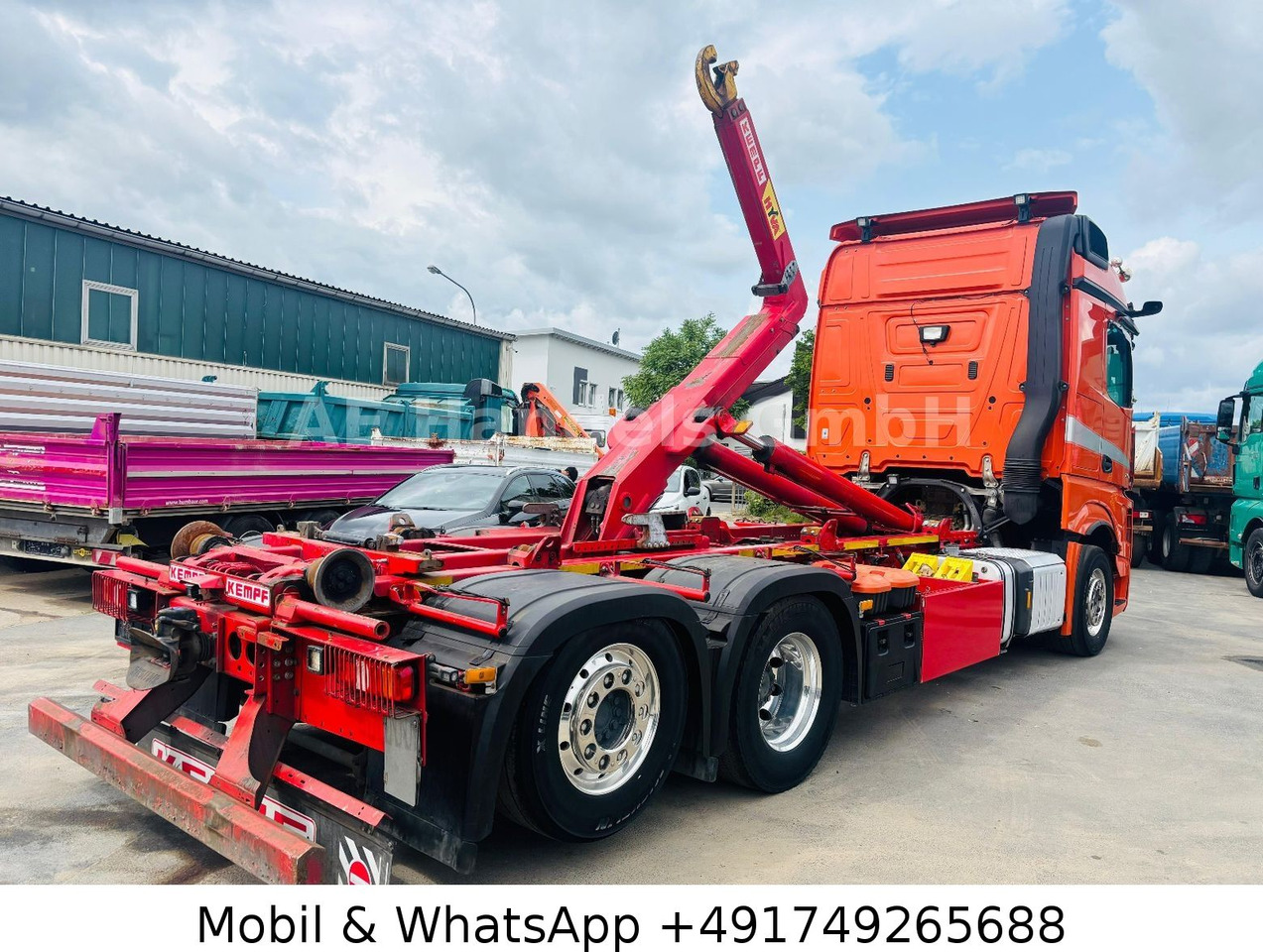 Mercedes-Benz Actros V 2551 L BL 6x2 *Retarder/Hyva-18-60-S - Камион со кука за подигање, Камион со кран: слика 4 Mercedes-Benz Actros V 2551 L BL 6x2 *Retarder/Hyva-18-60-S - Камион со кука за подигање, Камион со кран: слика 4
