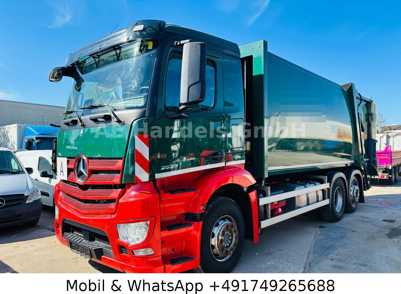 Mercedes-Benz Antos III 2533 M BL 6x2 *Faun-24m³/Lenk+Lift/LDW - Камион за ѓубре: слика 1 Mercedes-Benz Antos III 2533 M BL 6x2 *Faun-24m³/Lenk+Lift/LDW - Камион за ѓубре: слика 1