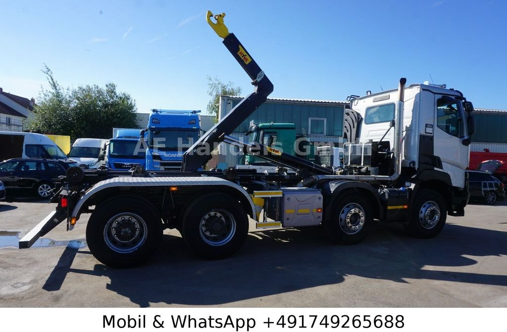 Камион со кука за подигање Renault C520 BB 8x4*Retarder/Hyva-26.55S-Schub/Kamera/AP: слика 6