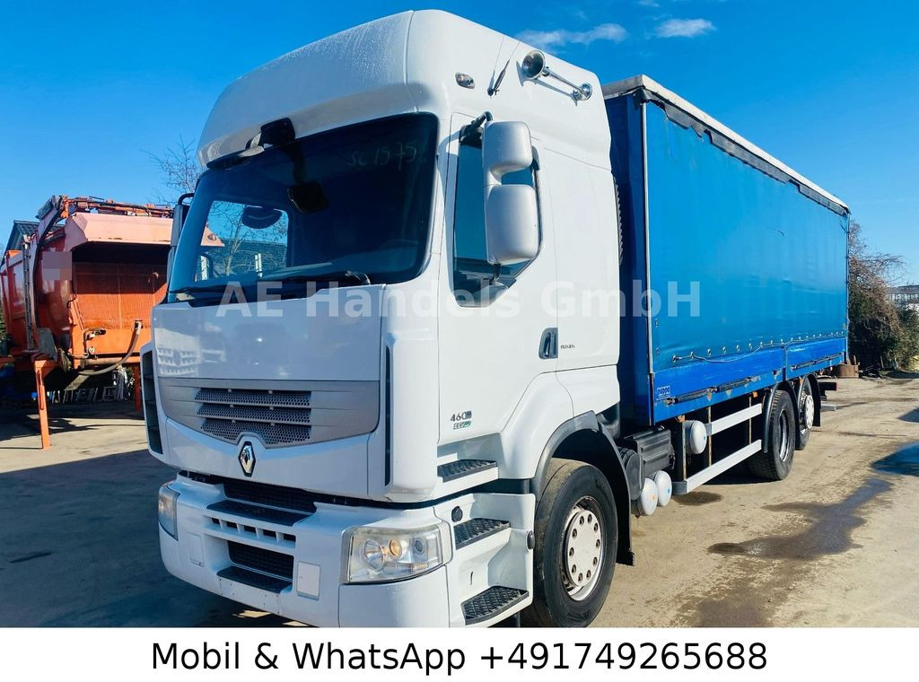 Renault Premium 460 LL *EEV / 3.Lenk+Lift / AHK / Klima - Камион со церада: слика 1 Renault Premium 460 LL *EEV / 3.Lenk+Lift / AHK / Klima - Камион со церада: слика 1