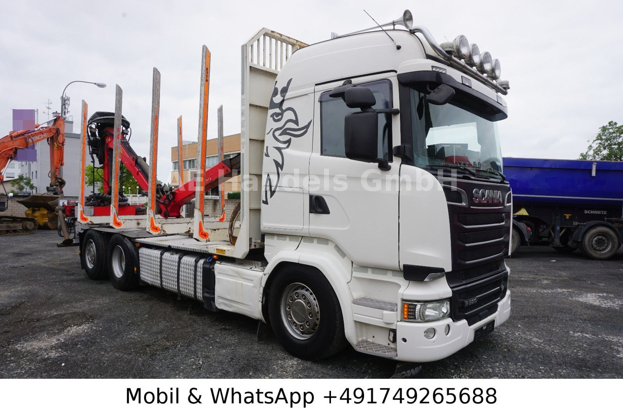 Scania R580 V8 Highline Palfinger-M120L97 *Retarder/ACC - Камион за дрва, Камион со кран: слика 2 Scania R580 V8 Highline Palfinger-M120L97 *Retarder/ACC - Камион за дрва, Камион со кран: слика 2