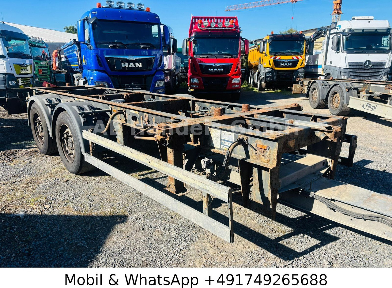 Schmitz Cargobull ZWF 18/L Tandem BDF Tiefgekoppelt*Scheibenbremse - Транспортер на контејнер/ Приколка со променливо тело: слика 1 Schmitz Cargobull ZWF 18/L Tandem BDF Tiefgekoppelt*Scheibenbremse - Транспортер на контејнер/ Приколка со променливо тело: слика 1