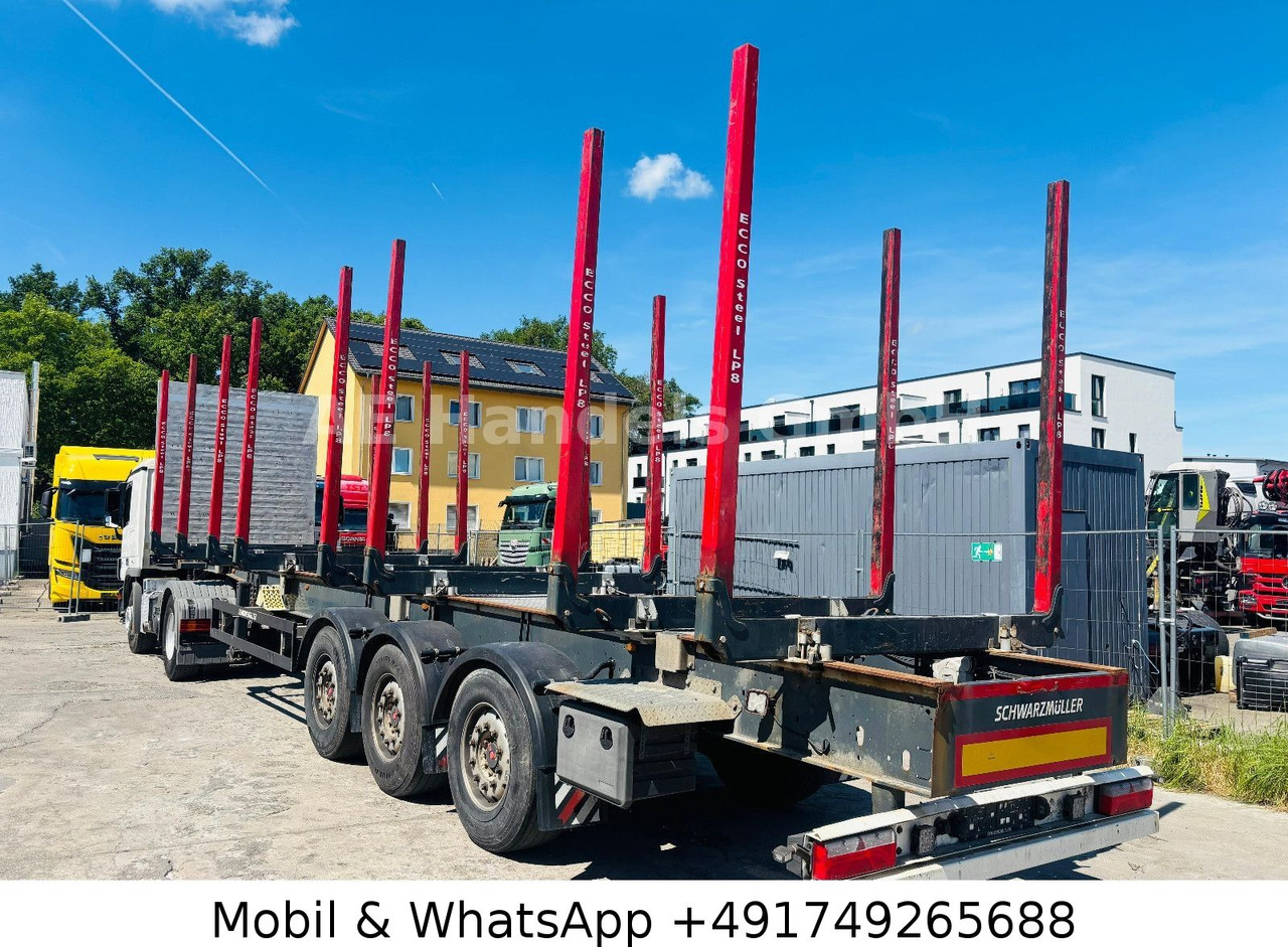 Schwarzmüller S1 Y-Serie Lang-Holz *8x Rungen/Liftachse/Alcoa - Полуприколка за дрва: слика 4 Schwarzmüller S1 Y-Serie Lang-Holz *8x Rungen/Liftachse/Alcoa - Полуприколка за дрва: слика 4