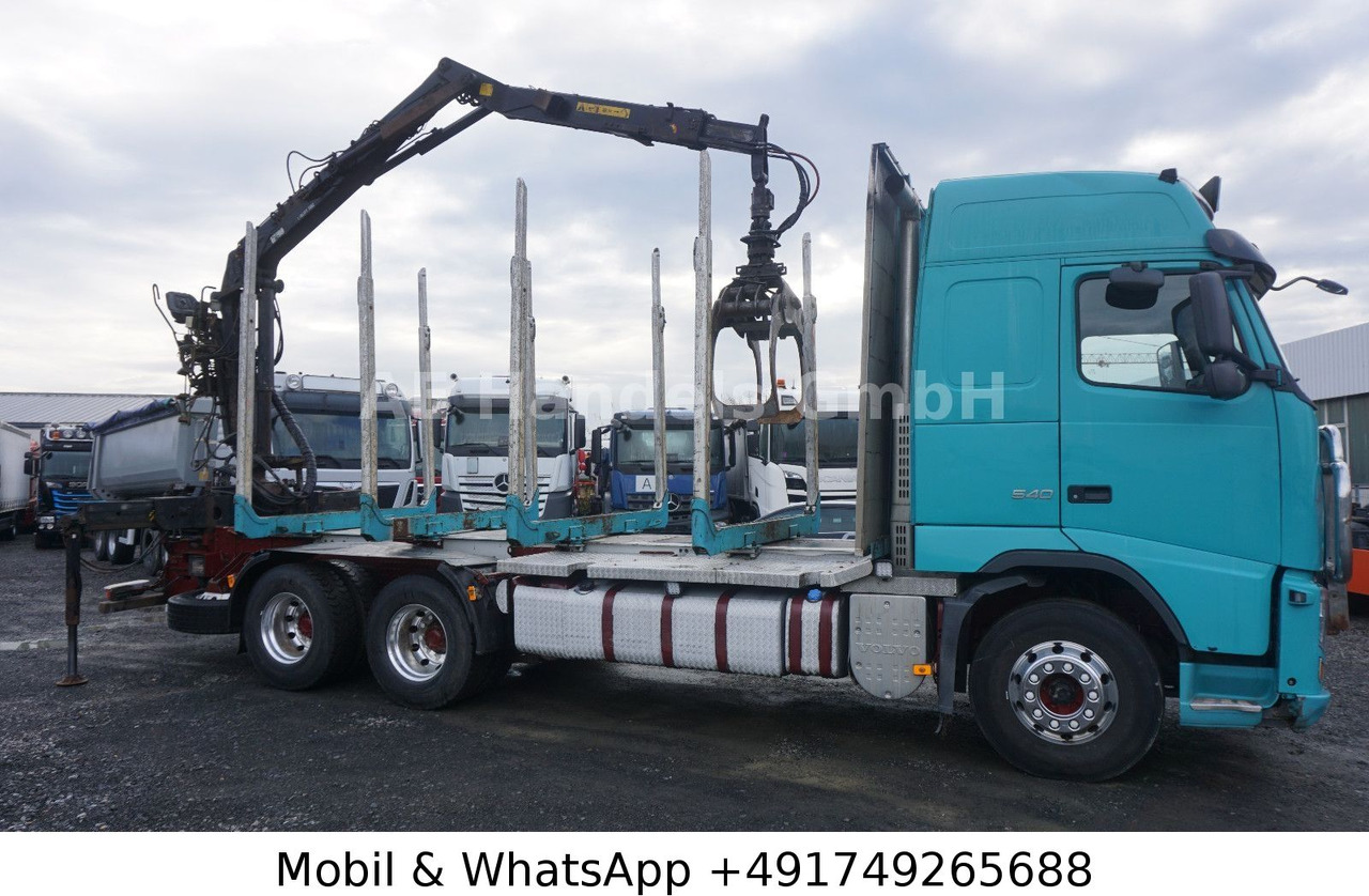 Volvo FH 540 Globe BL 6x4 Hiab 115z-80 *VEB+/AHK - Камион за дрва, Камион со кран: слика 2 Volvo FH 540 Globe BL 6x4 Hiab 115z-80 *VEB+/AHK - Камион за дрва, Камион со кран: слика 2