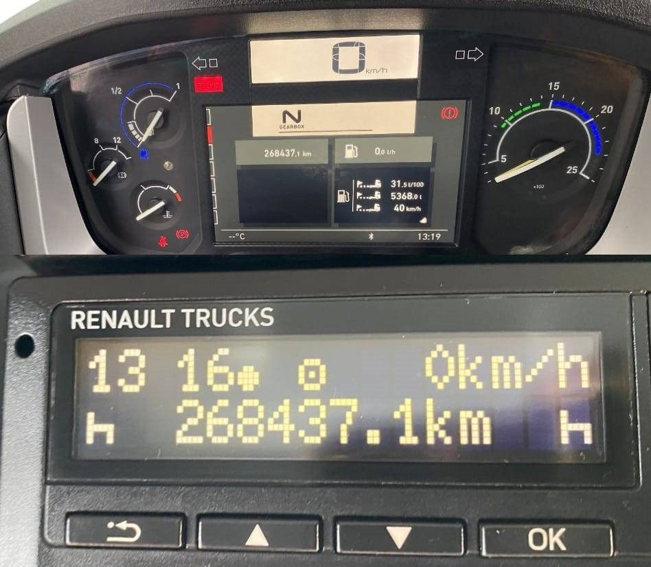 Камион влекач Renault T480 Dti13 Carte Grise Française endommagé: слика 8