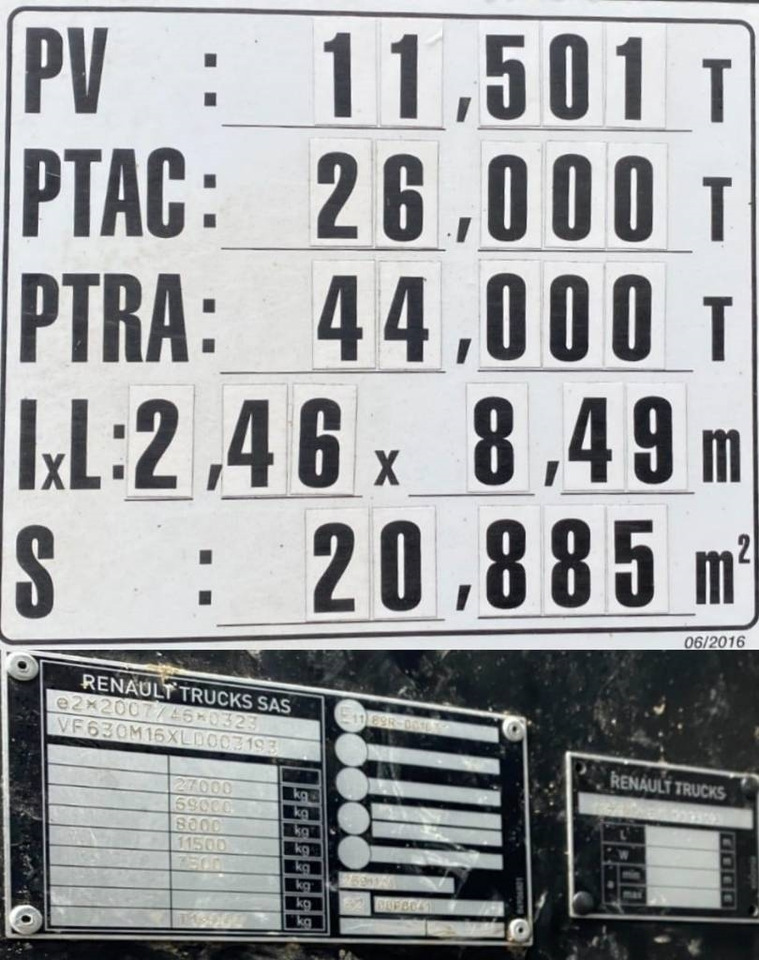 Камион со кука за подигање Renault C 460 Dti11/PALFINGER 1er Main endommagé: слика 11