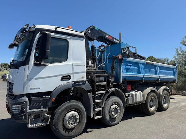 Mercedes AROCS 3243 BI-BENNE GRUE - Кипер, Камион со кран: слика 1 Mercedes AROCS 3243 BI-BENNE GRUE - Кипер, Камион со кран: слика 1