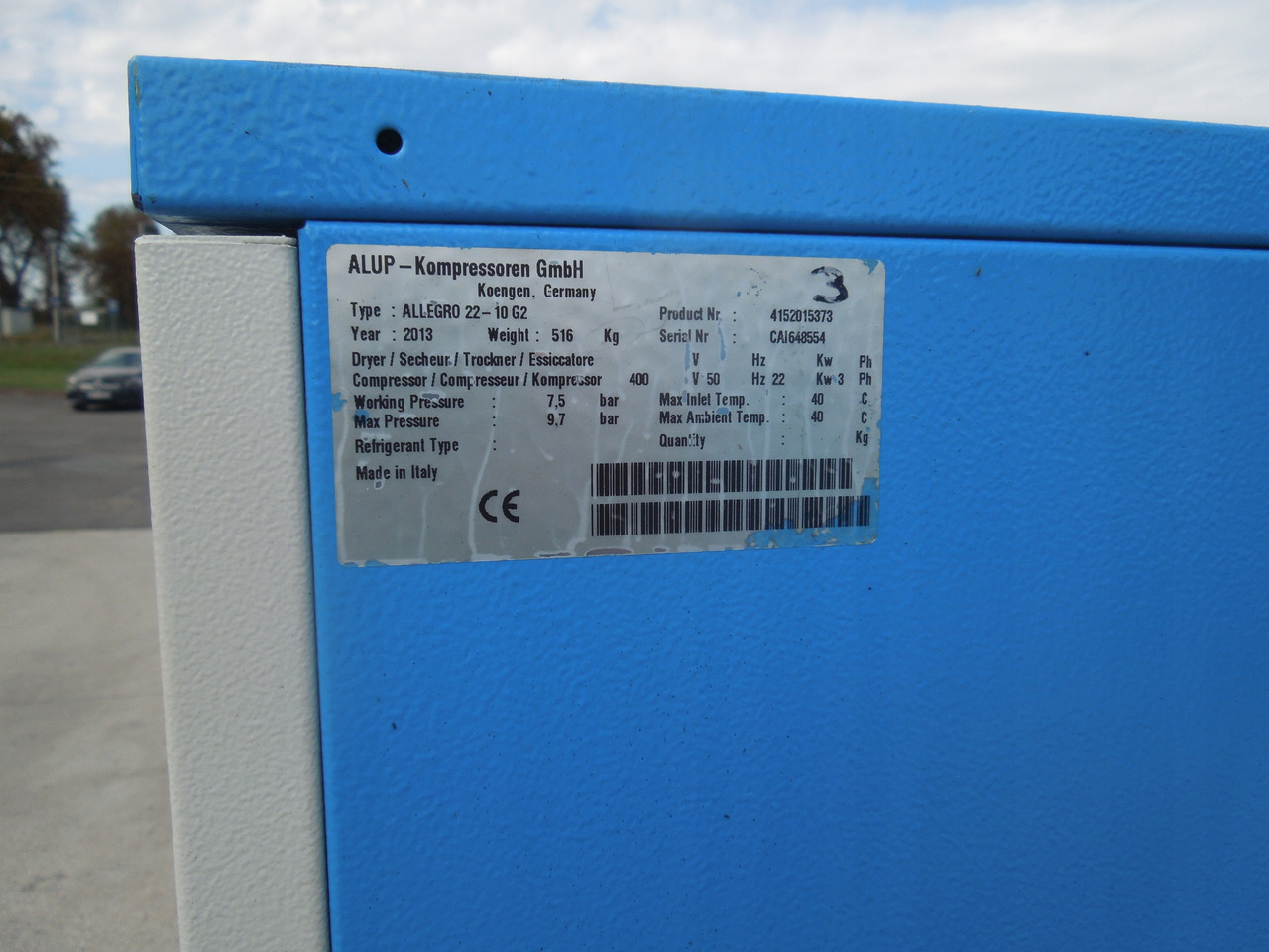 ALUP ALLEGRO 22-10 - Компресор за воздух: слика 5 ALUP ALLEGRO 22-10 - Компресор за воздух: слика 5