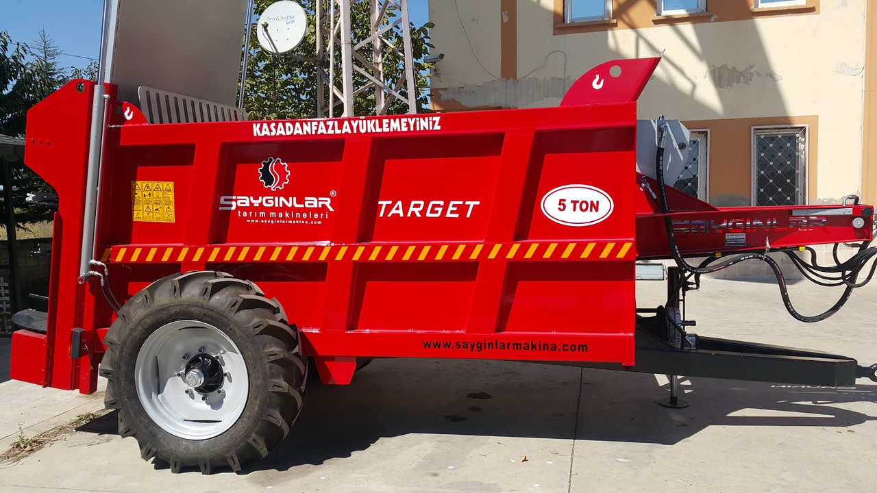 TARGET 5 TON HYDRAULIC PUSH MANURE SPREADER - Распрскувач на арско ѓубриво: слика 4 TARGET 5 TON HYDRAULIC PUSH MANURE SPREADER - Распрскувач на арско ѓубриво: слика 4