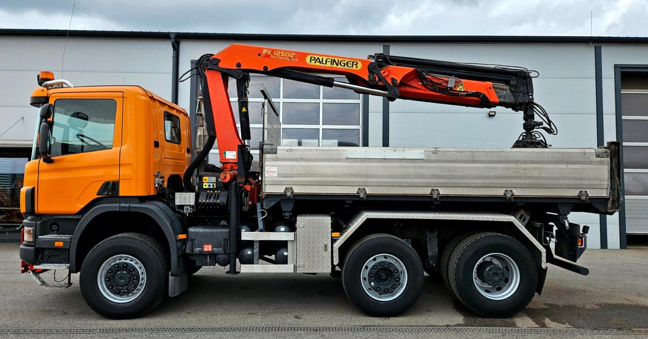Scania P114 380 6x4-4 Palfinger PK12502 Kran Funk - Кипер, Камион со кран: слика 4 Scania P114 380 6x4-4 Palfinger PK12502 Kran Funk - Кипер, Камион со кран: слика 4