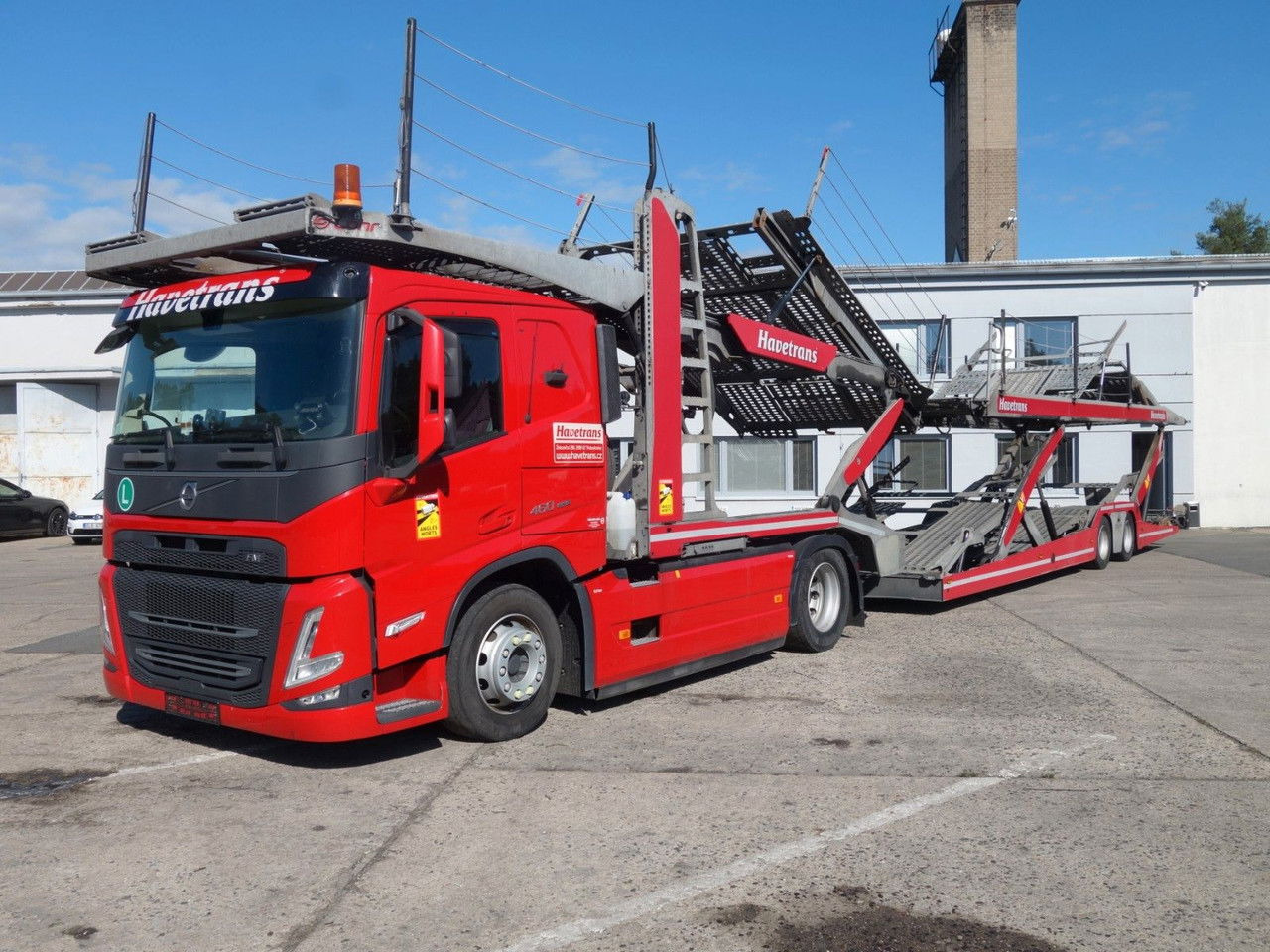 Volvo FM 13 460, mit Euro Lohr 2.53 Wxsyv2 - Автотранспортен камион: слика 1 Volvo FM 13 460, mit Euro Lohr 2.53 Wxsyv2 - Автотранспортен камион: слика 1