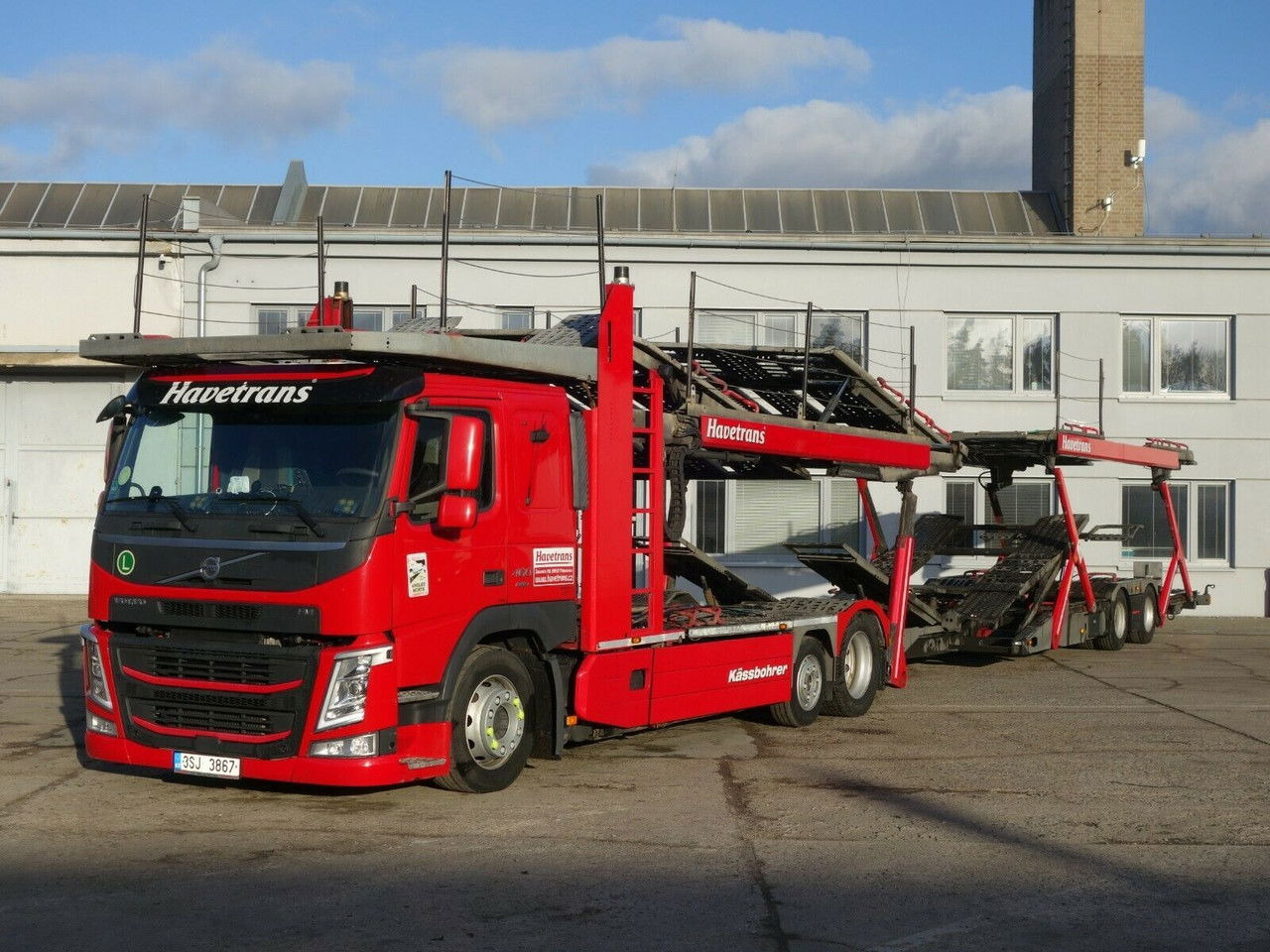 Volvo FM 460 FM13 6x2, Kässbohrer Metago/Supertrans - Автотранспортен камион: слика 1 Volvo FM 460 FM13 6x2, Kässbohrer Metago/Supertrans - Автотранспортен камион: слика 1