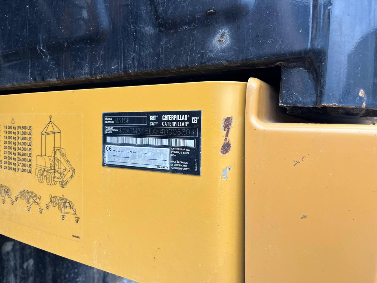 CAT M315F - Багер на тркала: слика 5 CAT M315F - Багер на тркала: слика 5