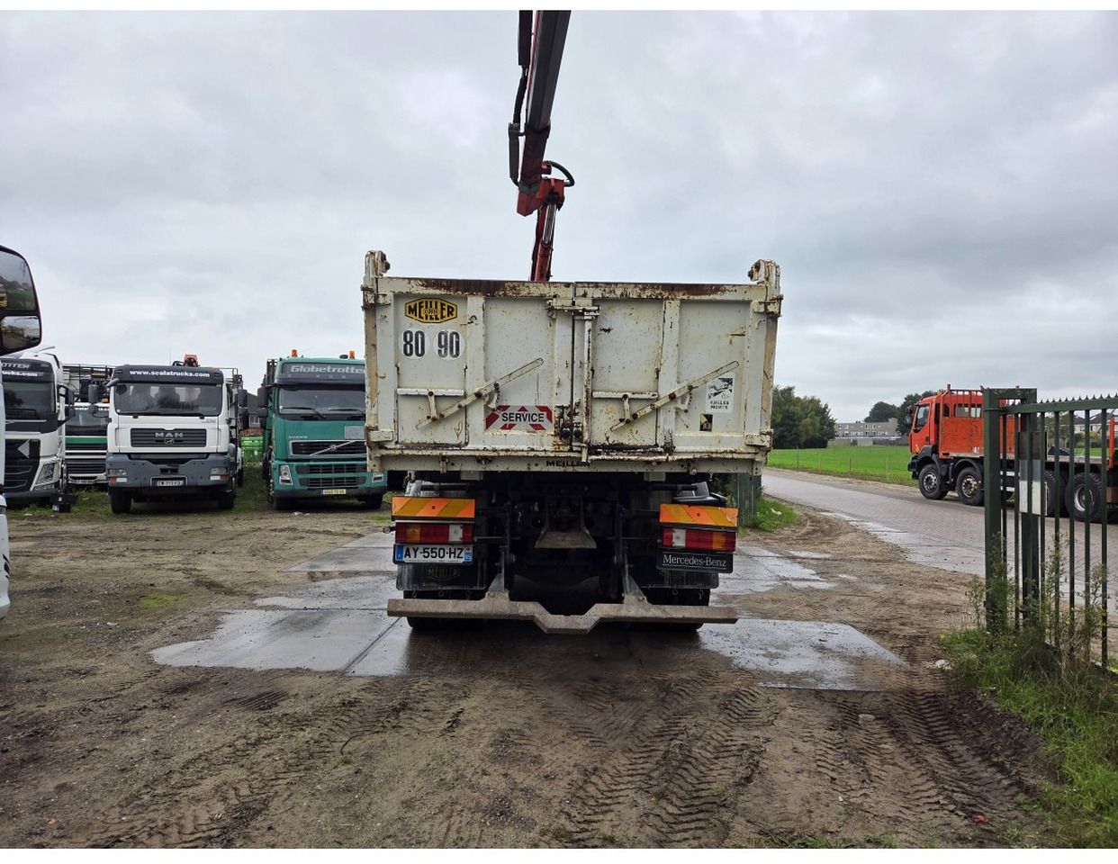 MERCEDESA CTROS 3341 6X4 TIPPER CRANE FASSI F105 - Кипер, Камион со кран: слика 4 MERCEDESA CTROS 3341 6X4 TIPPER CRANE FASSI F105 - Кипер, Камион со кран: слика 4
