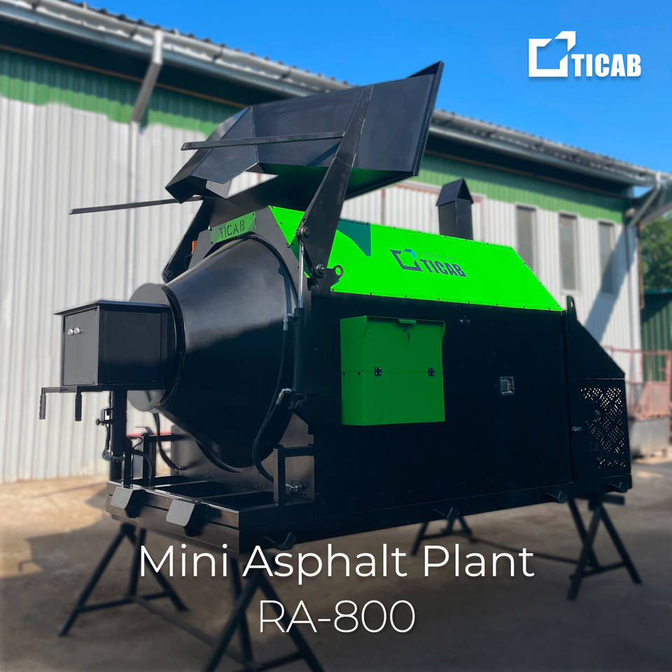 TICAB New Mini-asphalt plant, Asphalt Recycling Machine, Manufacturer, 2.0 t per hour - Асфалтна мешалка: слика 2 TICAB New Mini-asphalt plant, Asphalt Recycling Machine, Manufacturer, 2.0 t per hour - Асфалтна мешалка: слика 2