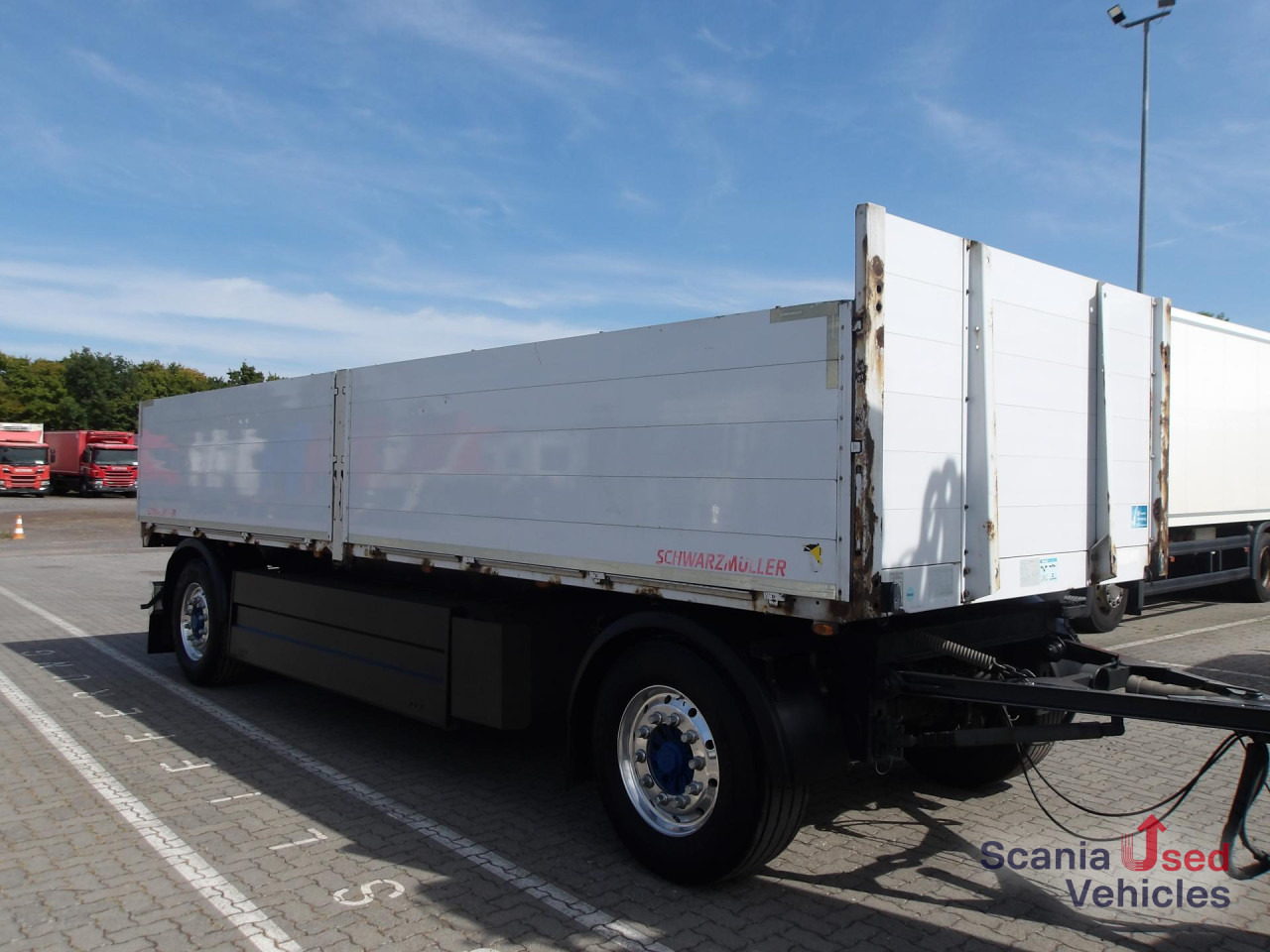 SCHWARZMUELLER AZ18 T-Serie - BPW Achsen - ALCOA - Palettenkasten - Приколка платформа: слика 3 SCHWARZMUELLER AZ18 T-Serie - BPW Achsen - ALCOA - Palettenkasten - Приколка платформа: слика 3
