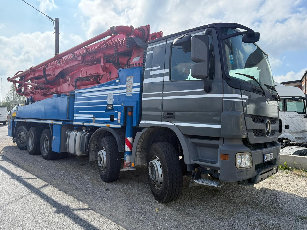 Mercedes-Benz Actros 4448 10x4, E5, MP-3, Putzmeister M46-5 - Камион со бетонска пумпа: слика 1 Mercedes-Benz Actros 4448 10x4, E5, MP-3, Putzmeister M46-5 - Камион со бетонска пумпа: слика 1