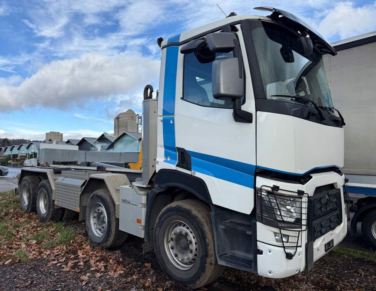 Renault C460 8x4, E6, Abroll Troesch, Retarder Unfall - Камион со кука за подигање: слика 3 Renault C460 8x4, E6, Abroll Troesch, Retarder Unfall - Камион со кука за подигање: слика 3
