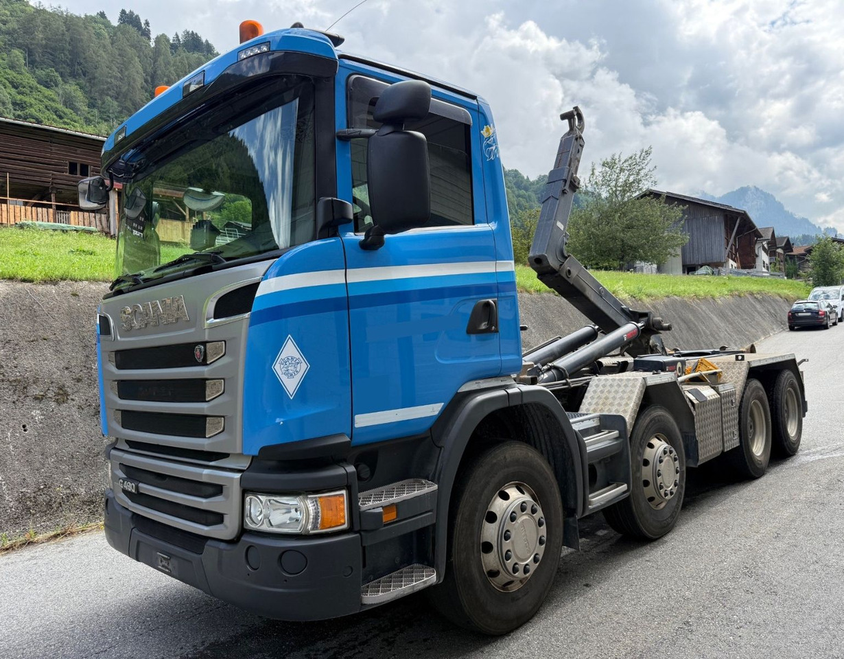 Scania G490 CB 8x4, E6, Retarder, Hiab Multilift 21ton - Камион со кука за подигање: слика 1 Scania G490 CB 8x4, E6, Retarder, Hiab Multilift 21ton - Камион со кука за подигање: слика 1