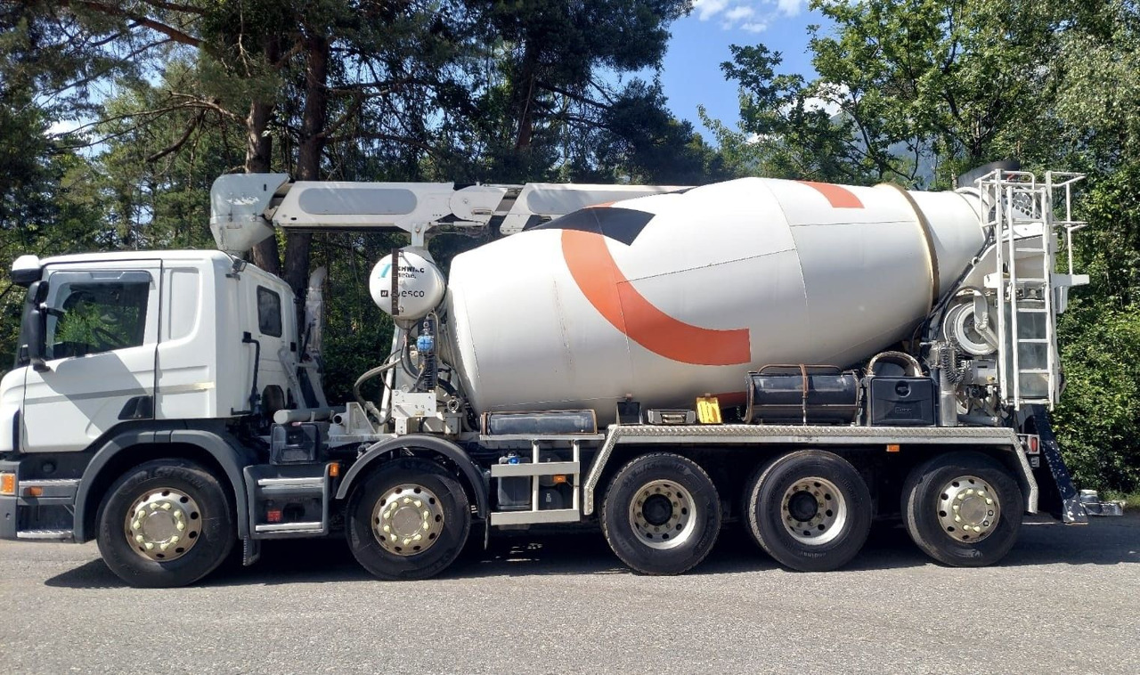 Scania P450 LB 10x4,E6,Stetter 10m³,Förderband/belt 16m - Камион миксер за бетон: слика 3 Scania P450 LB 10x4,E6,Stetter 10m³,Förderband/belt 16m - Камион миксер за бетон: слика 3