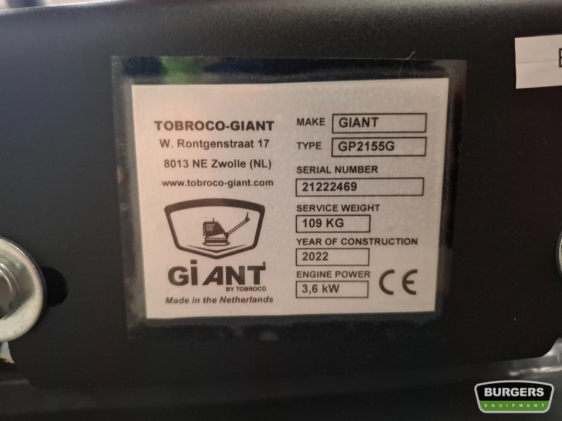 Giant GP2155G Trilplaat NIEUW - Вибрациска плоча: слика 4 Giant GP2155G Trilplaat NIEUW - Вибрациска плоча: слика 4