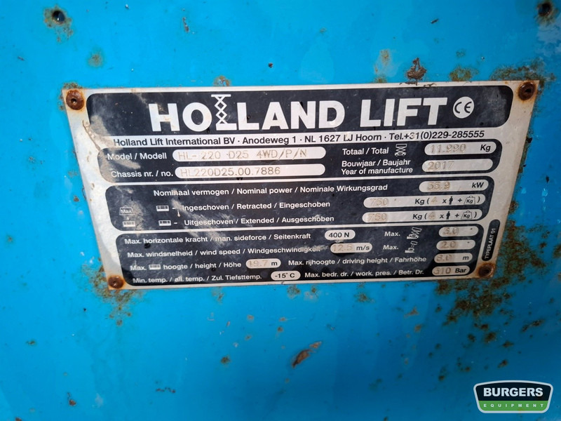 HOLLANDLIFT HL220D25 - Кревач ножица: слика 4 HOLLANDLIFT HL220D25 - Кревач ножица: слика 4