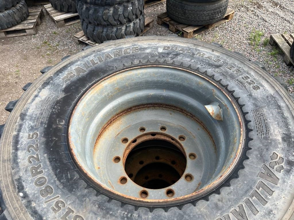 Alliance 315/80-22,5 till Liebherr A 918 - Гума за Градежна машина: слика 3 Alliance 315/80-22,5 till Liebherr A 918 - Гума за Градежна машина: слика 3