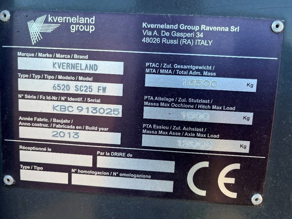 Kverneland 6520 SC25 FW Dismantled. Only spare parts - Балирка за тркалезни бали: слика 3 Kverneland 6520 SC25 FW Dismantled. Only spare parts - Балирка за тркалезни бали: слика 3