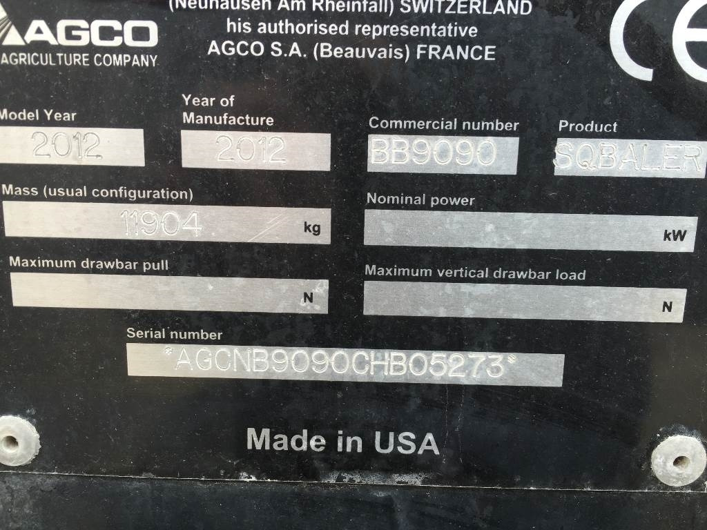 New Holland BB9090 Damaged / Skadad - Балирка за квадратни бали: слика 2 New Holland BB9090 Damaged / Skadad - Балирка за квадратни бали: слика 2