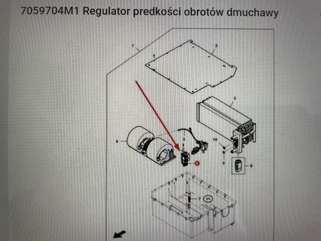 7059704M1 Regulator prędkości obrotów dmuchawy Webasto 133005 - Греење/ Вентилација за Земјоделска машина: слика 3 7059704M1 Regulator prędkości obrotów dmuchawy Webasto 133005 - Греење/ Вентилација за Земјоделска машина: слика 3