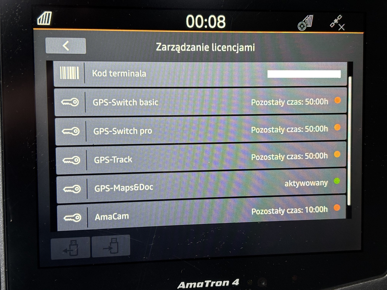 Amazone AmaTron 4 Ama Tron Terminal Sterujący Isobus Licencja - Единица за контрола за Земјоделска машина: слика 1 Amazone AmaTron 4 Ama Tron Terminal Sterujący Isobus Licencja - Единица за контрола за Земјоделска машина: слика 1